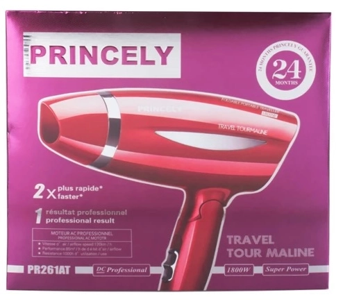 Travel Hairdryer PRINCELY PR261AT